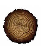 Μαχαίρι Sizzix Bigz Die W/Texture Fades Tree Rings By Tim Holtz