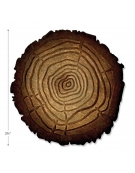 Bigz Die W/Texture Fades Tree Rings By Tim Holtz
