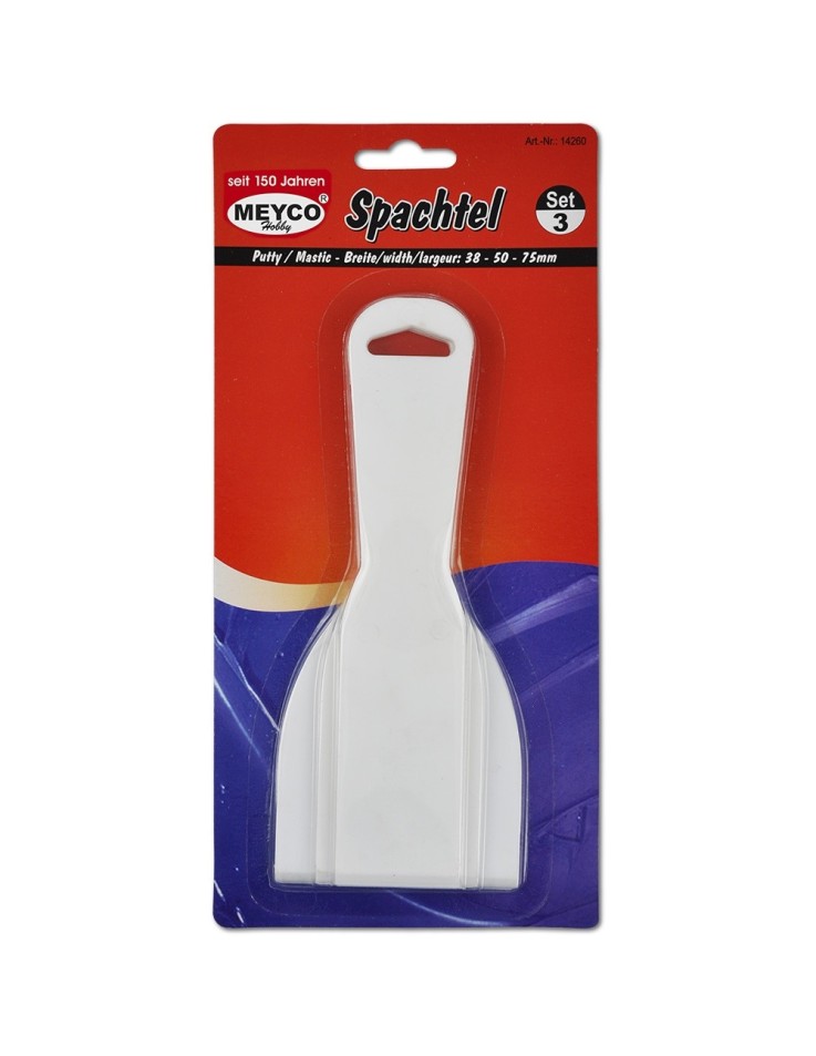 Plastic Spatulas 3pcs - Meyco