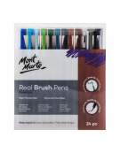 Μαρκαδόροι/πινέλα Brush Pens 24pcs - Mont Marte