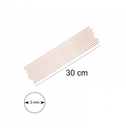 Άξονες ξύλινοι 3mm 30τεμάχια