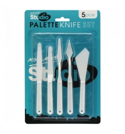 Plastic Palette Knife 5pcs - Mont Marte