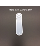 Silicone Mold Bookmark Cat Paw 9.5x3x0.5cm