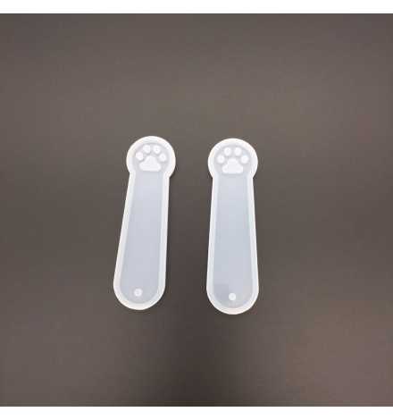 Silicone Mold Bookmark Cat Paw 9.5x3x0.5cm