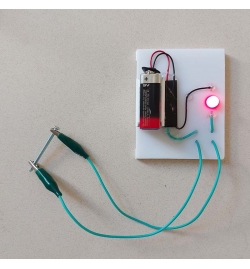 Open Circuit with Led and Crocodile Leads