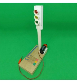 Traffic lights with LEDs