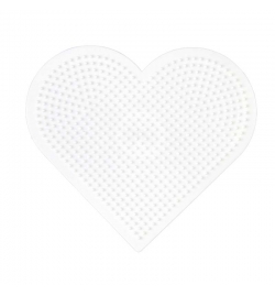 Pegboard Hama Beads Medium - Heart 15cm