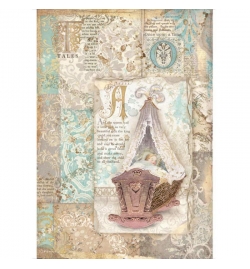 Ricepaper A4: "Sleeping Beauty cradle"