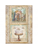 Ricepaper A4: "Sleeping Beauty cake frame"