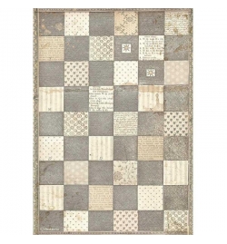 Ricepaper A4: "Alice chessboard"