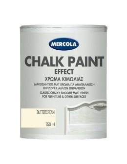 Μπογιά Κιμωλίας 750ml Mercola - Buttercream