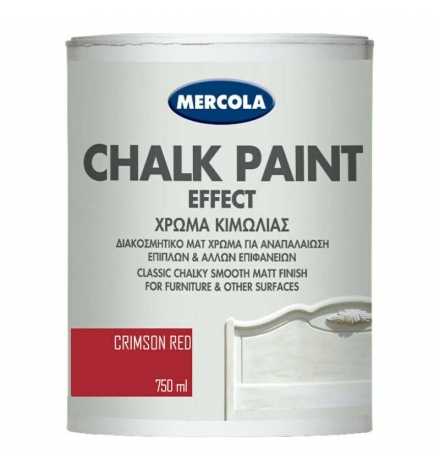 Chalk Paint 750ml Mercola - Crimson Red