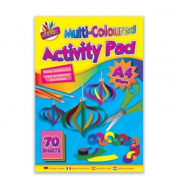 Multi-Colored Activity Pad A4 80gr 70sheets