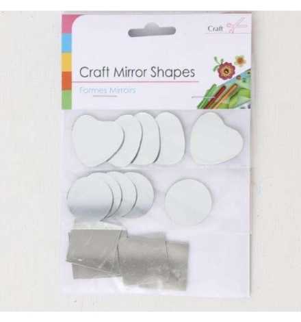 Assorted Mirror Shapes 18pcs