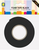 Tape Foam D/Sided 2x12mm 2M black