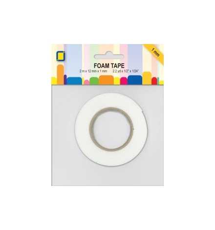 Tape Foam D/Sided 1x12mm 2M