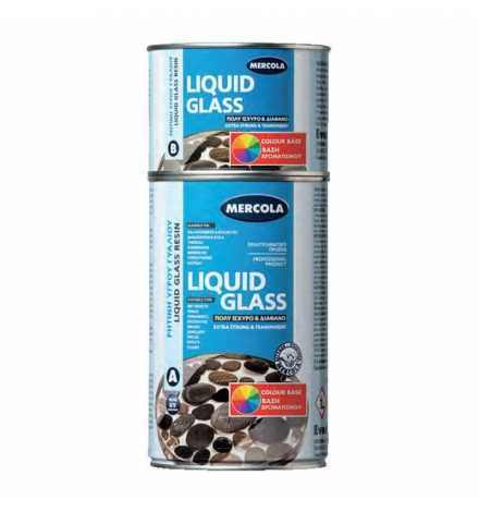 Liquid Glass Colour Base (2 components) 1kg - Mercola