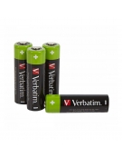 Premium Rechargable Batteries Ni-MH AA 4pcs - Verbatim