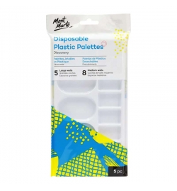 Disposable Plastic Palettes Discovery 5pcs - Mont Marte