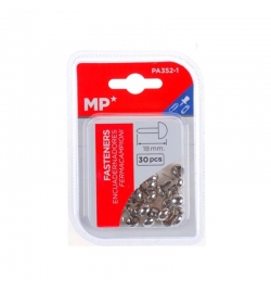 Paper Fastener Clip - Decorative Brads 18mm Silver 30pcs