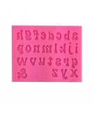 Silicone Mold English Alphabet 12.1x10.4cm