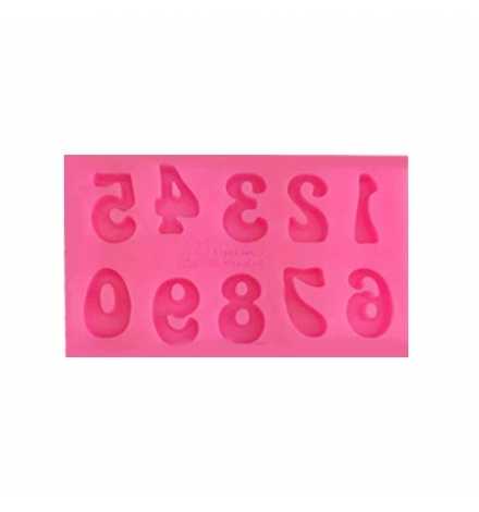 Silicone Mold numbers 0-9 8.8x5.4cm