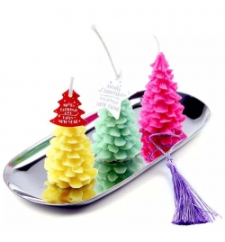 Silicone Mold 3D Christmas tree for Candles 8x5cm