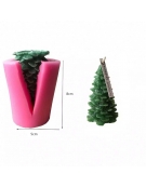 Silicone Mold 3D Christmas tree for Candles 8x5cm