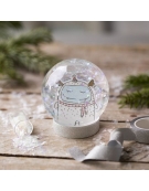 Plastic Snow Globe 8.5x8cm