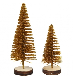 Model Tree 4+6cm with Wooden base 5pcs