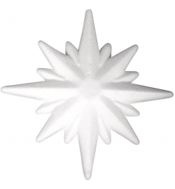 Polystyrene Star 10.5cm