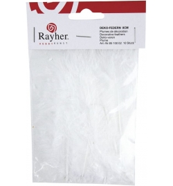 Feathers 8cm 5gr - White