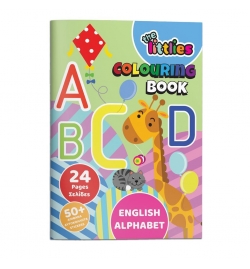 Coloring Book A4 English Alphabet 24pages - Luna