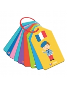 Educational Cards 24pcs Flags of the Countries - Luna