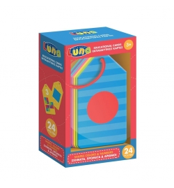 Educational Cards 24pcs Shapes, Colors and Numbers - Luna