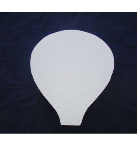 Polystyrene Hot Air Baloon Flat 26x32x5cm