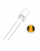 Led 5mm Clear - Orange (5000mcd)