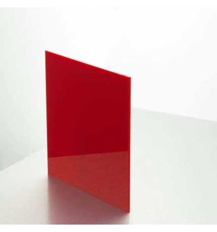 Acrylic sheet 3mm 20x30cm Red