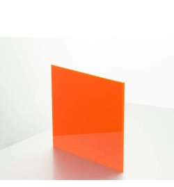 Acrylic sheet 3mm 30x30cm Orange