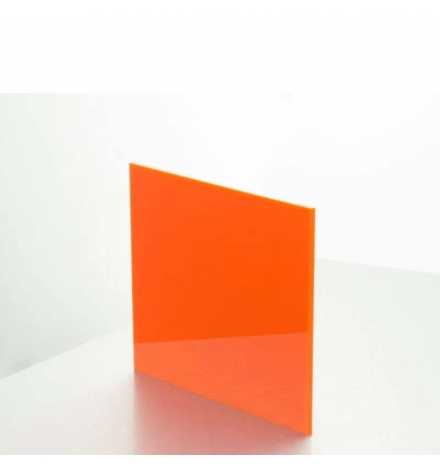 Acrylic sheet 3mm 30x30cm Orange
