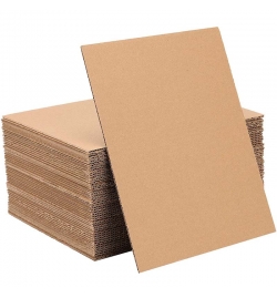 Corrugated Cardboard 3mm 60x90cm Brown