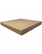 Corrugated Cardboard 3mm 60x90cm Brown