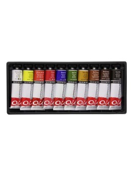 Paint Oil Colour Set 10pcs x 38ml Graduate - Daler Rowney