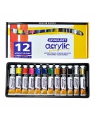 Paints Acrylic Colour Set 12pcs x 22ml - Daler Rowney