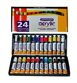 Paints Acrylic Colour Set 24pcs x 22ml - Daler Rowney