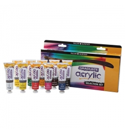 Paints Acrylic Colour Set 10pcs x 38ml - Daler Rowney