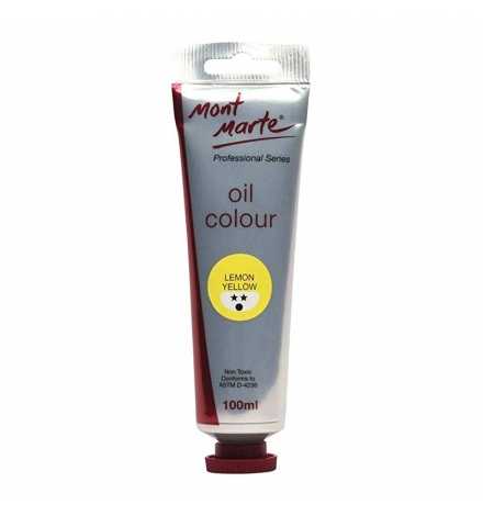 Oil Paint 100ml Mont Marte - Lemon Yellow