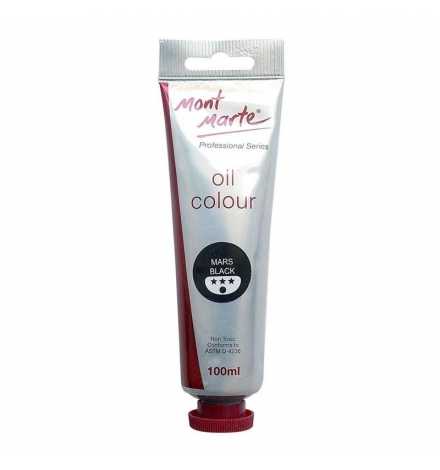 Oil Paint 100ml Mont Marte - Mars Black