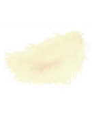 Feathers 12cm 17pcs - White - Meyco