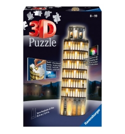 3D Puzzle Night Edition 216τεμ - Πύργος της Πίσας